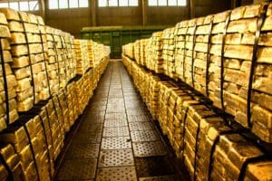 Gold set for steepest weekly drop in six months as trade fears ease and dollar strengthens