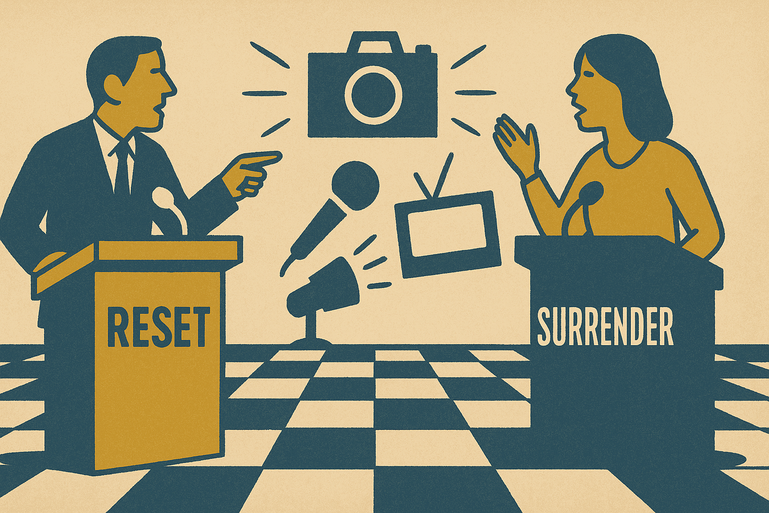 Reset or surrender? How narrative framing shapes public trust