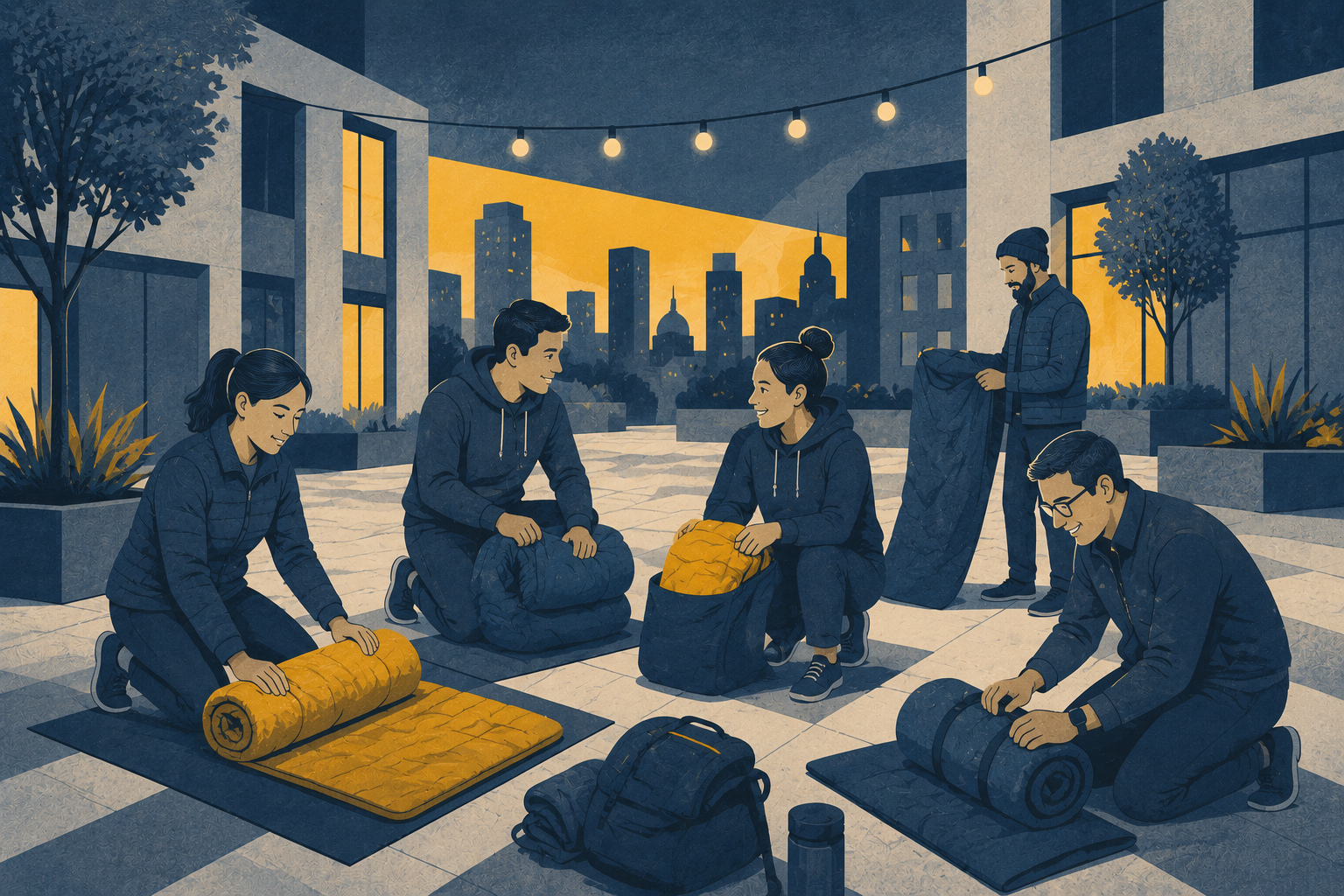 Tech companies join national charity sleepout